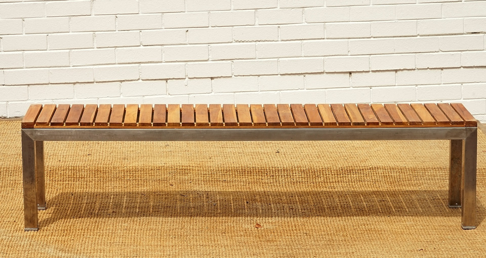 Bench Seats Timber 2m No Cushion - Perth Party Hire