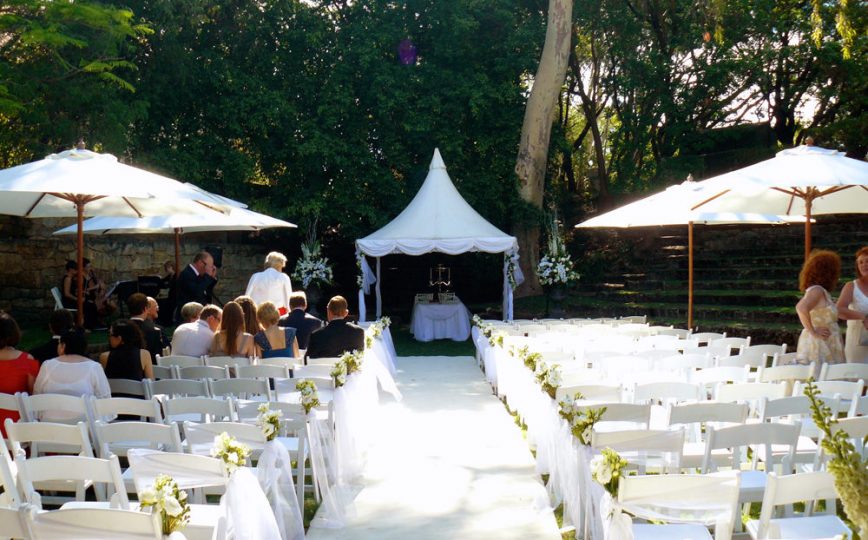 White Folding Chairs, Market Umbrellas and Carpet Hire